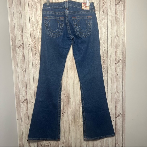 True Religion Blue Flare Jeans 30 - Picture 2 of 5